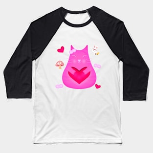 Joyful Plumpness Baseball T-Shirt